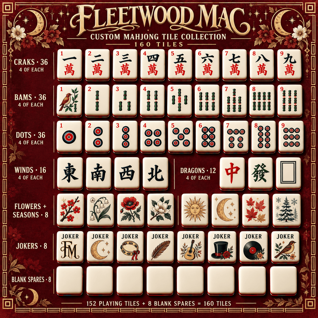 FLM Premium Mahjong Set – Game Night Edition PNPA