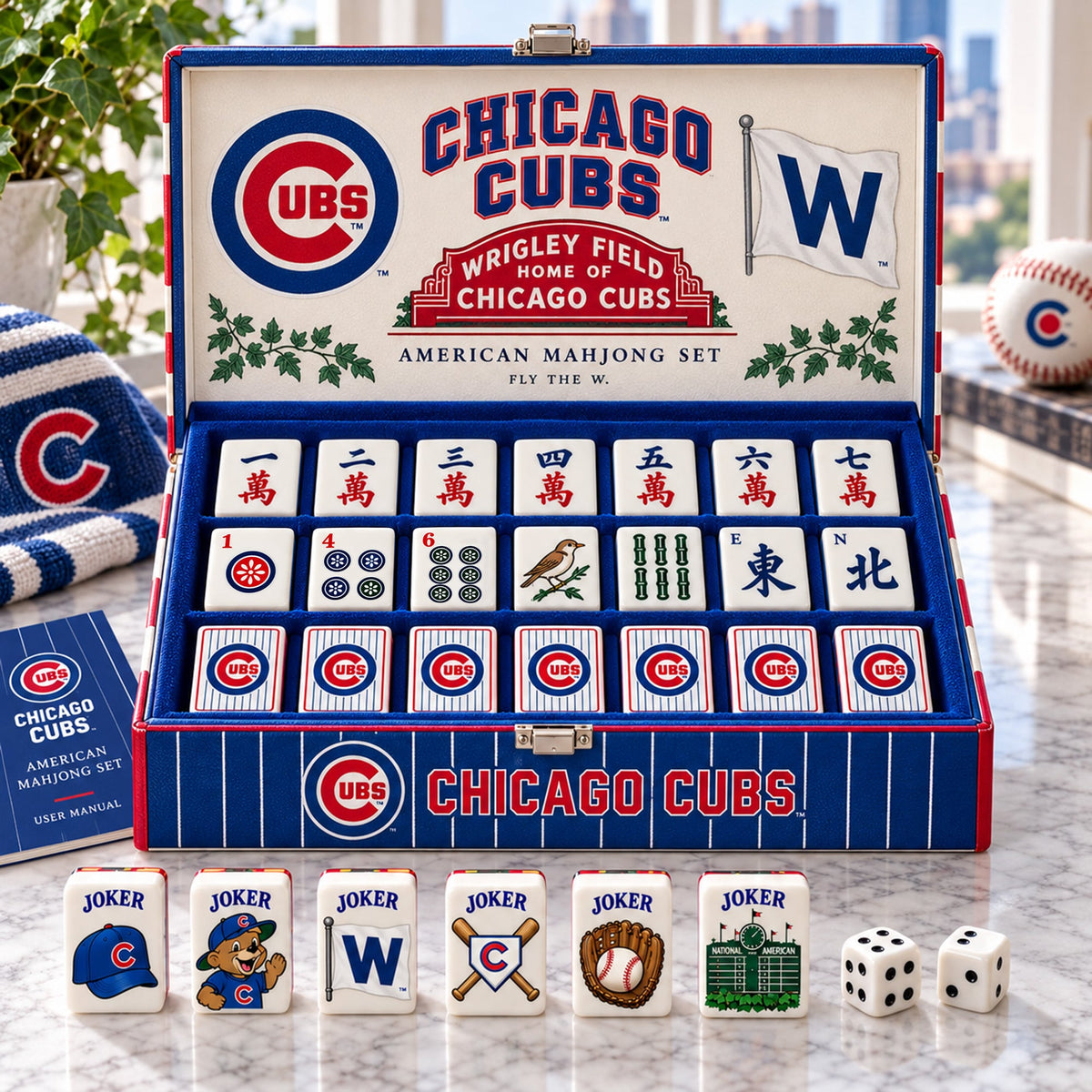 Premium CCC Mahjong Tiles Set TTMH