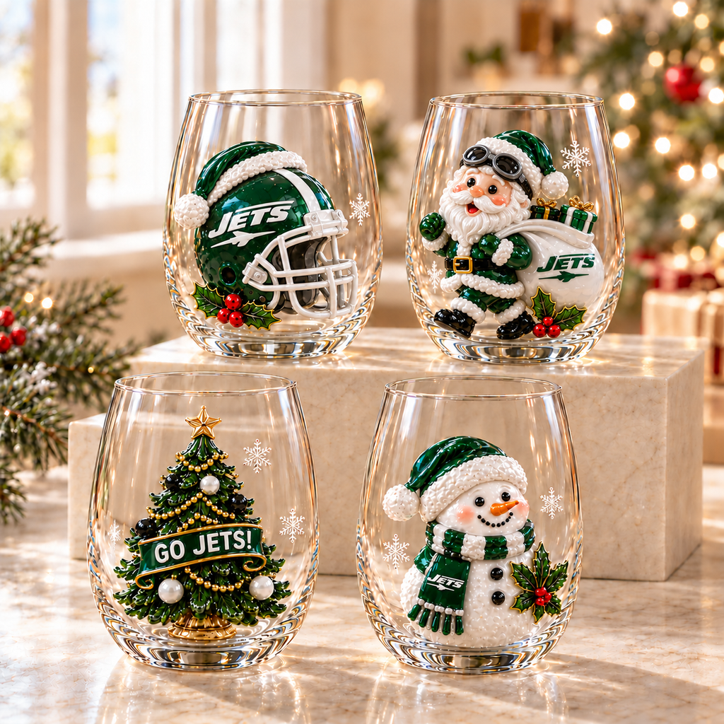 Premium NYJ Wine Glass Cup TMH