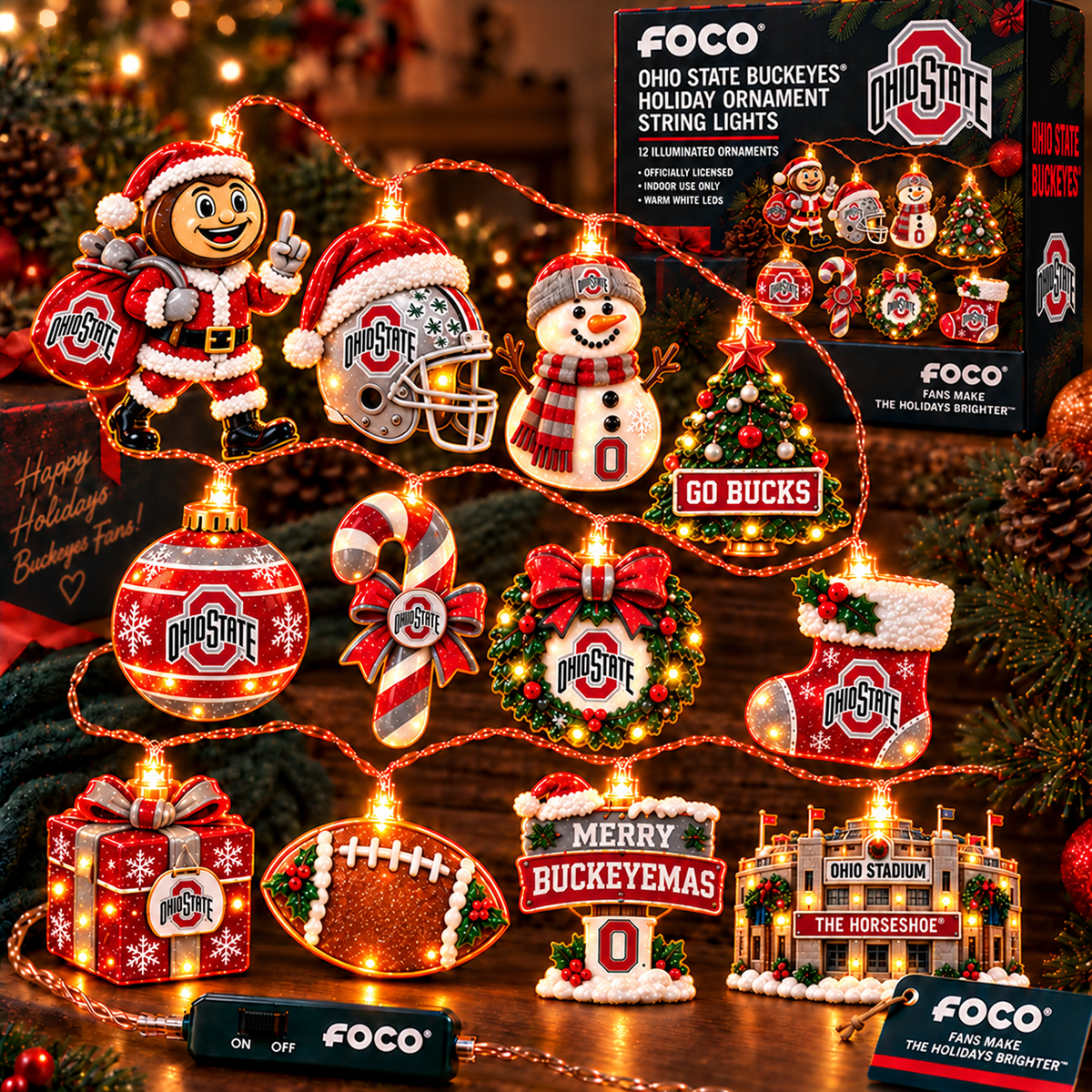 OSB Premium decorative Christmas LED string lights BMD