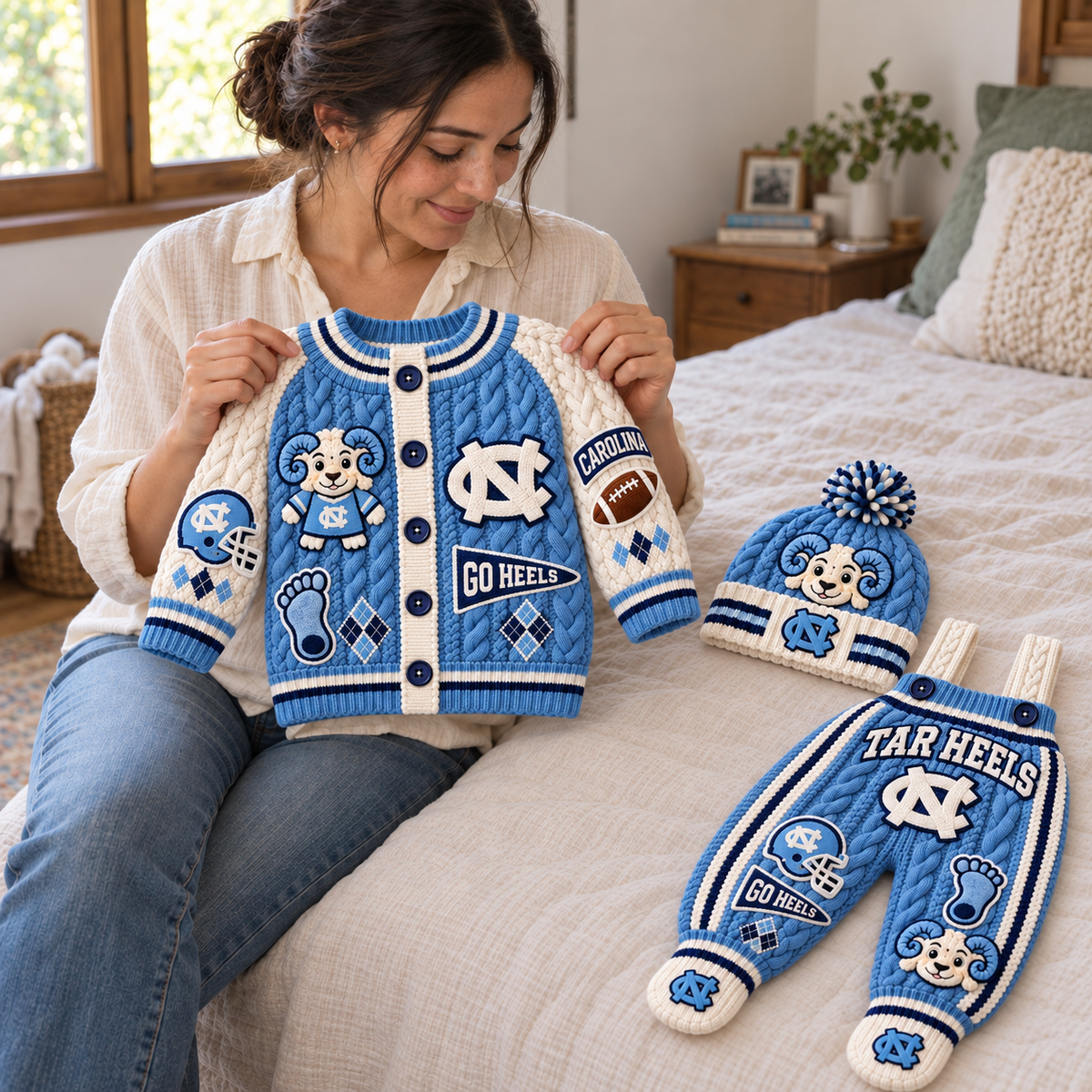 Premium UNC Knit Outfit Set TTMH