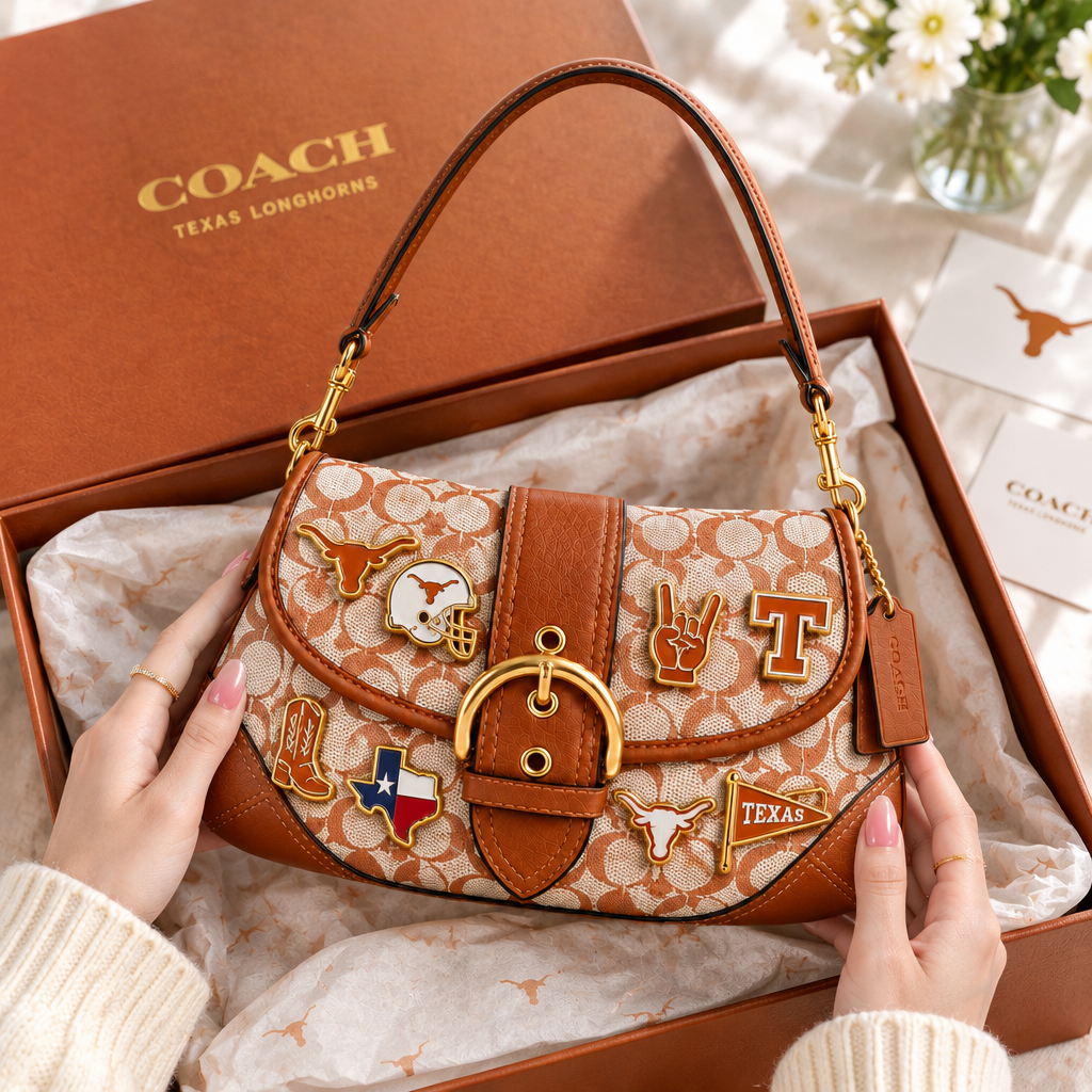 Texas Longhorns Soho Bag With Charm