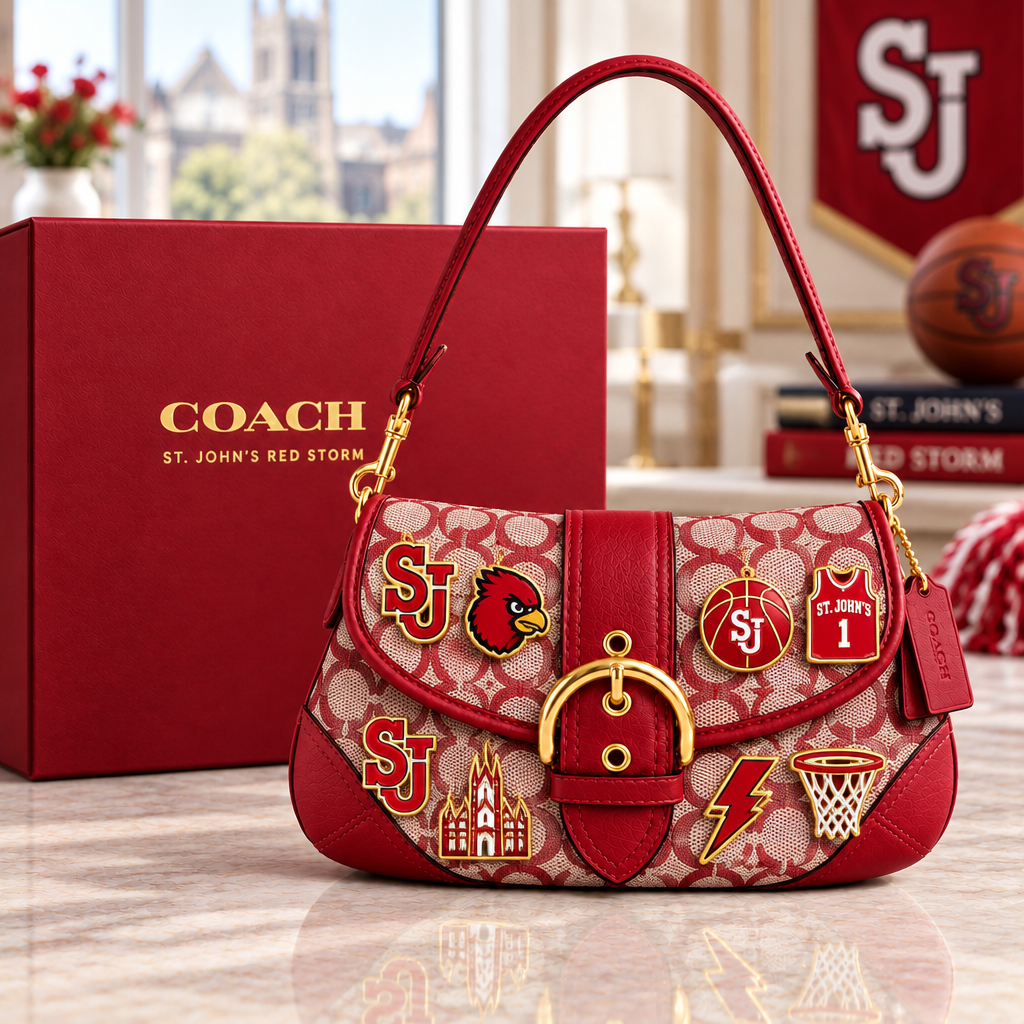 St John S Red Storm Soho Bag With Charm