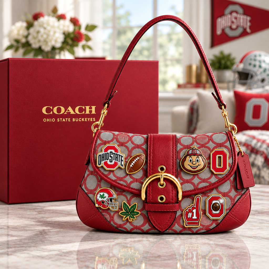 Ohio State Buckeyes Soho Bag With Charm