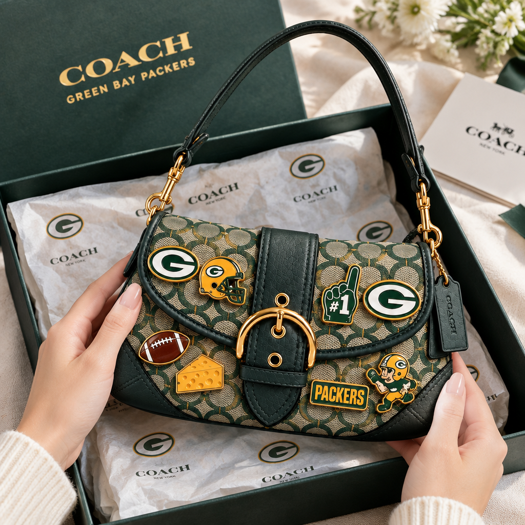 Green Bay Packers Soho Bag With Charm