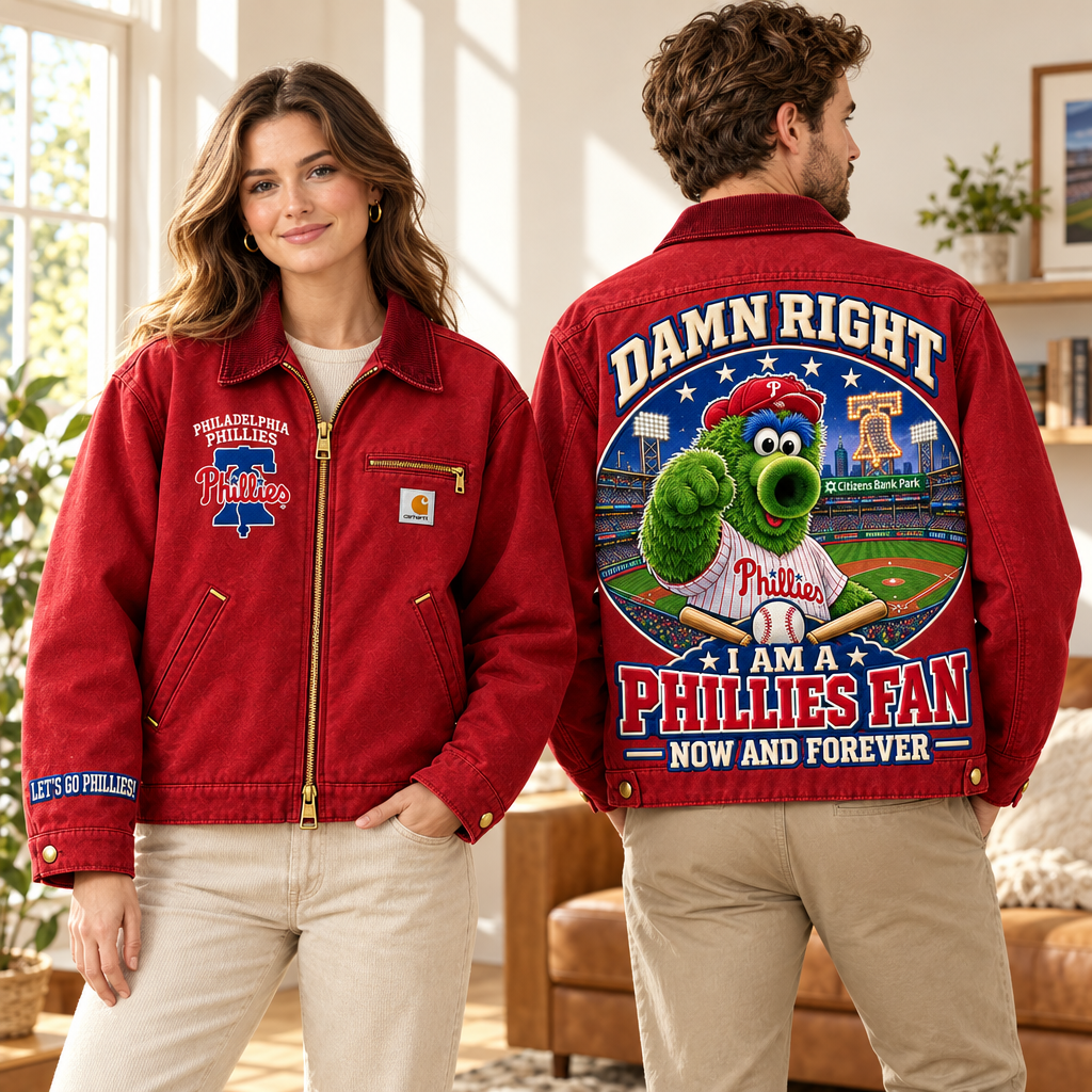 Philadelphia Phillies Embroidered Detroit Jacket
