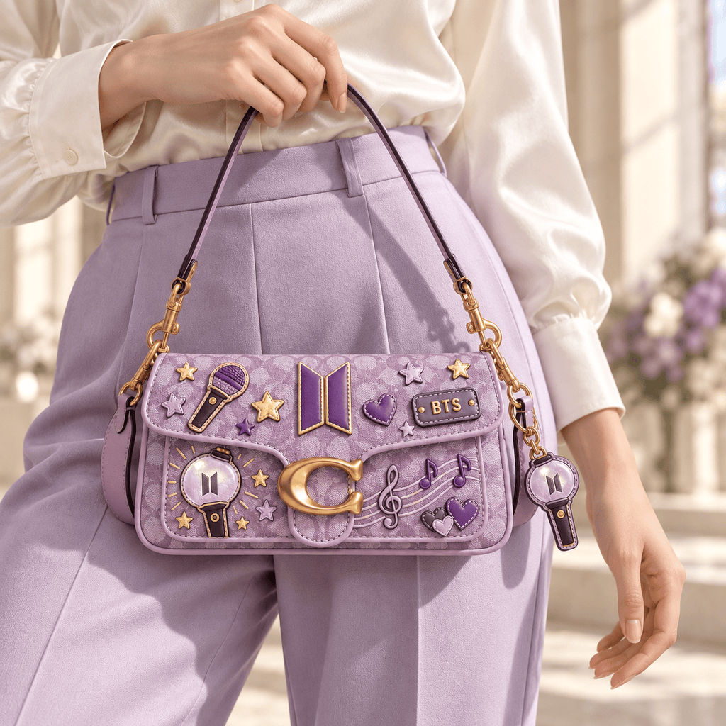 Premium BTS Coach Shoulder Cross With Charm NPL