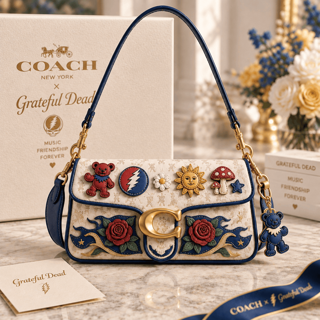 Premium GRFD Coach Shoulder Cross With Charm LNTH