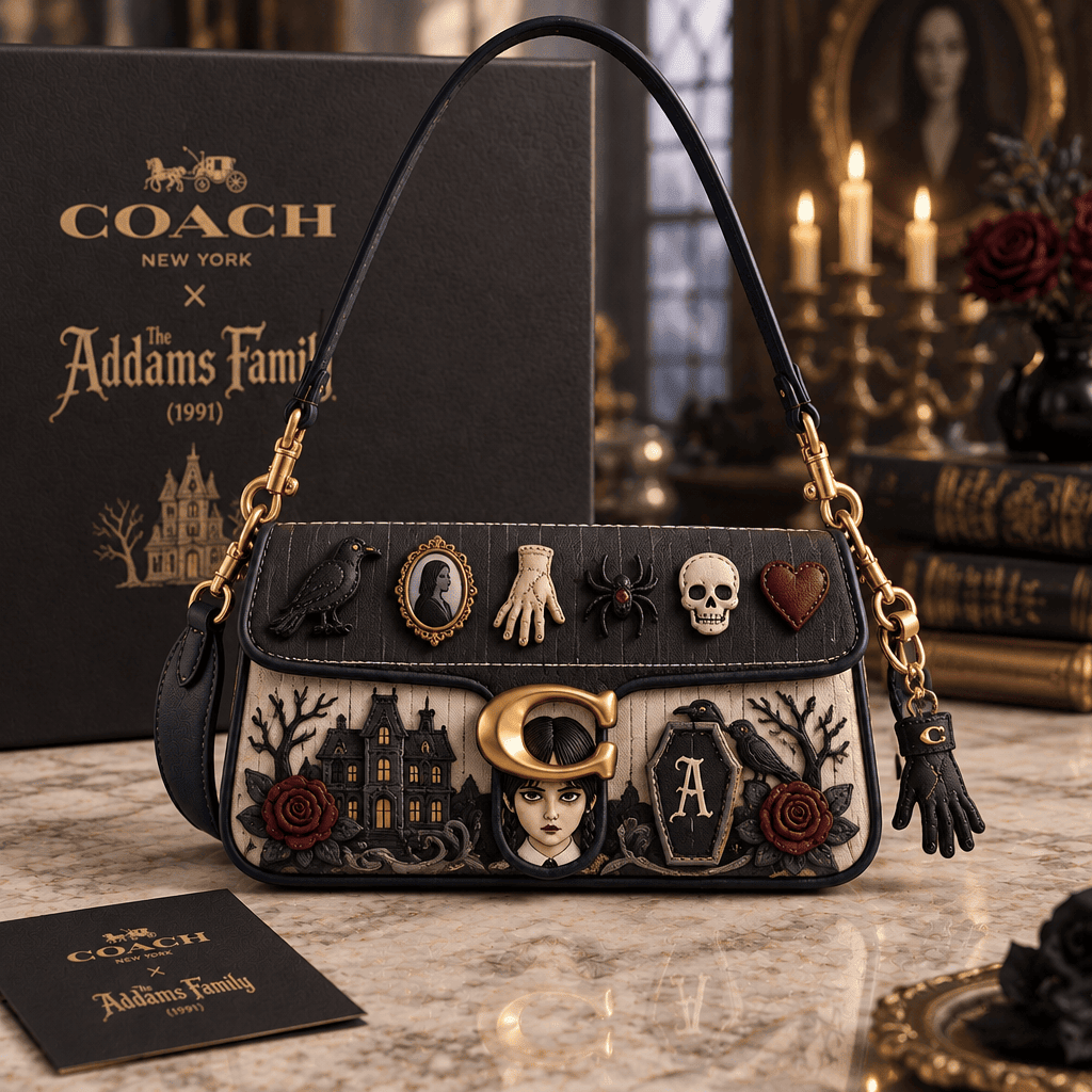 Premium TAF Coach Shoulder Cross With Charm LNTH
