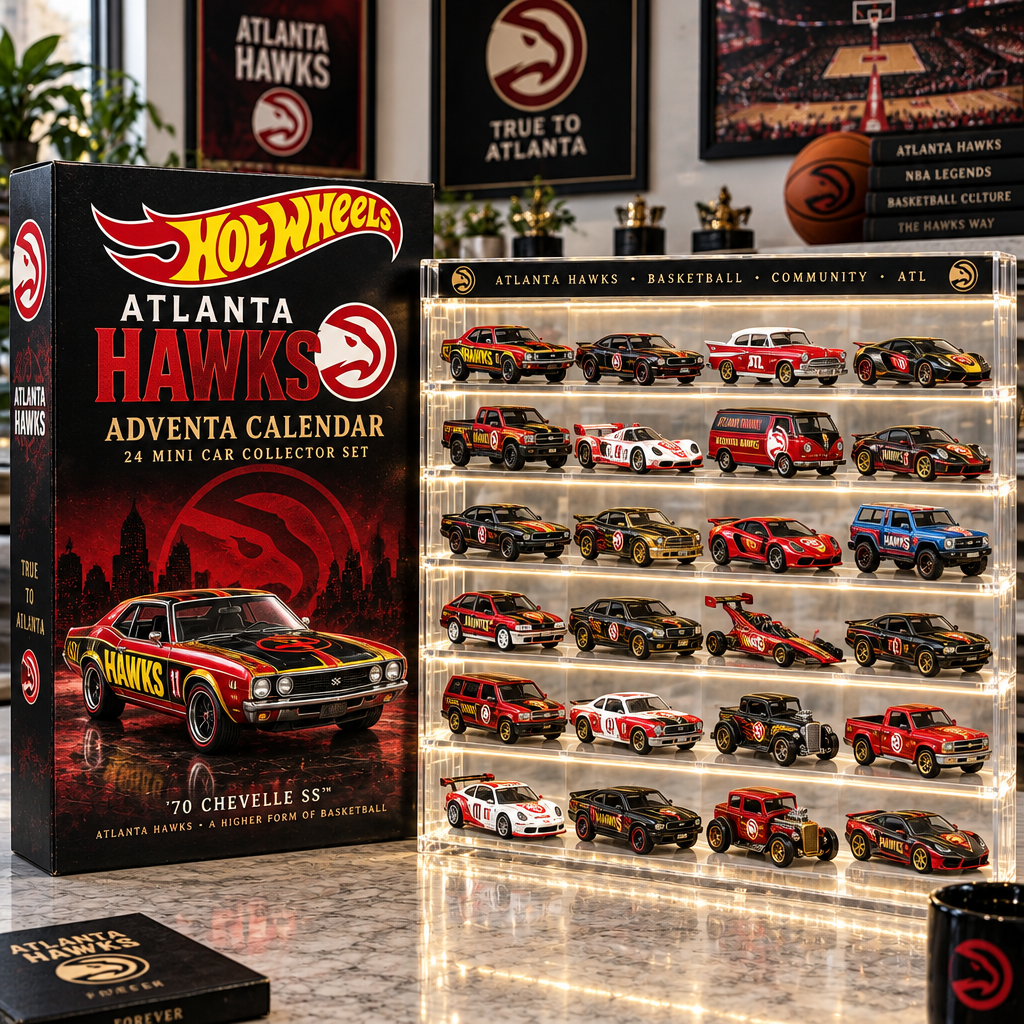 Atlanta Hawks Premium Mini Car Advent Calendar